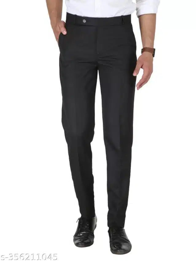 Cotton Trouser for Men (Black, 28)